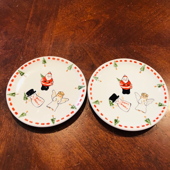 Bath Body Works Holiday Bath And Body Works Christmas Candle Accent Plates Poshmark